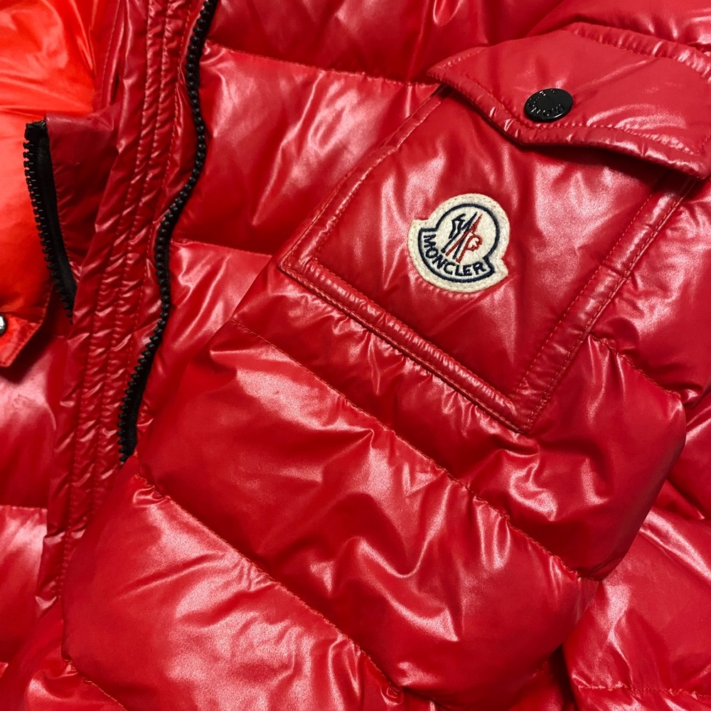 Moncler coat Red